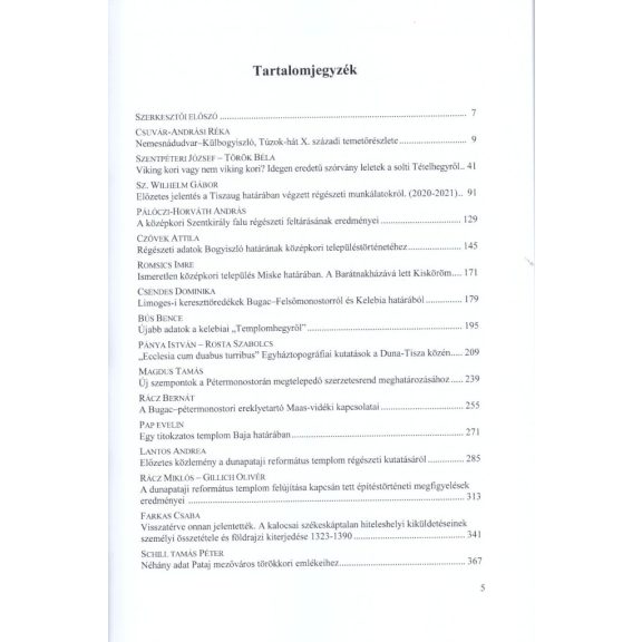 A középkor kutatásának újabb eredményai Bács-Kiskun megyében