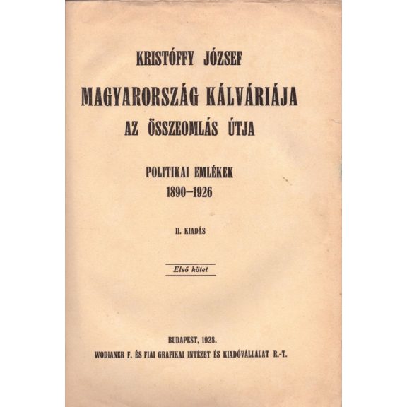Magyarország kálváriája  