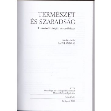 Természet és szabadság