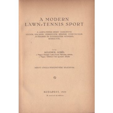 A modern lawn-tennis sport