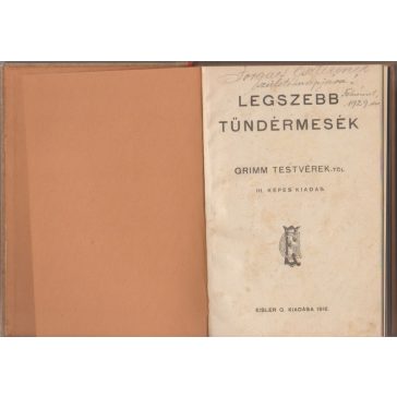 Legszebb tündérmesék Grimm testvérektől