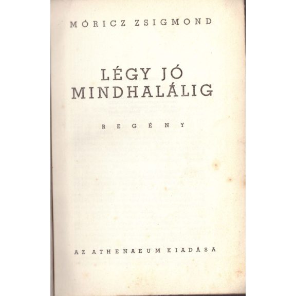 Légy jó mindhalálig