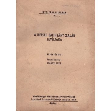 A herceg Batthyány család levéltára