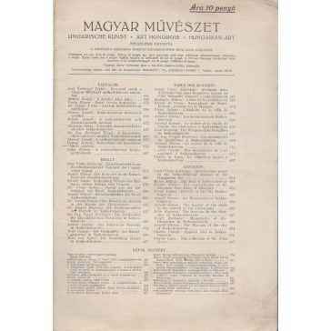 Magyar Művészet VI. évfolyam 1930. 7.szám