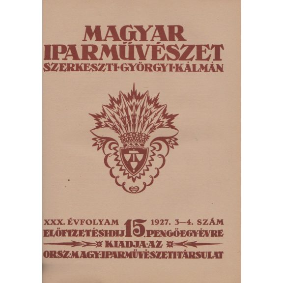 Magyar Iparművészet XXX. évf. 1-10. szám