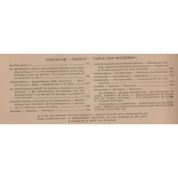 Magyar Iparművészet XXXI. évf. 1-10. szám