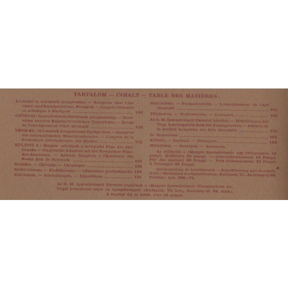 Magyar Iparművészet XXXI. évf. 1-10. szám