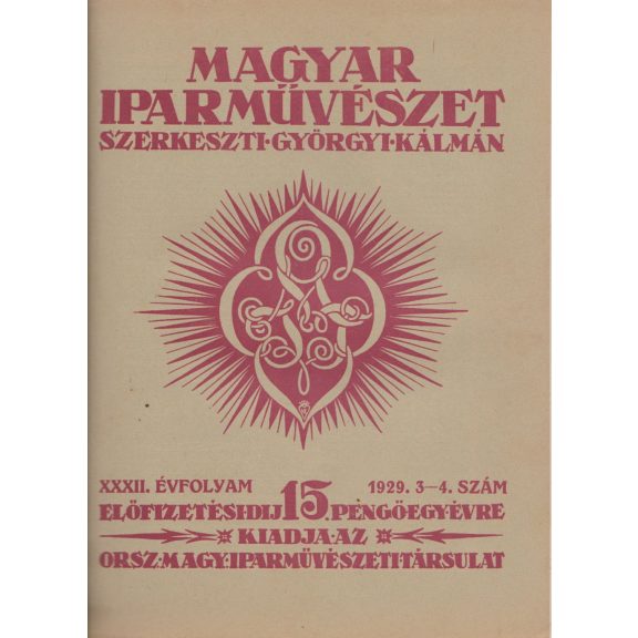 Magyar Iparművészet XXXII. évf. 1-10. szám