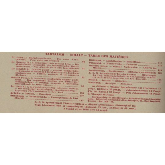 Magyar Iparművészet XXXII. évf. 1-10. szám
