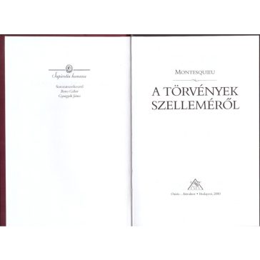 A törvény szelleméről