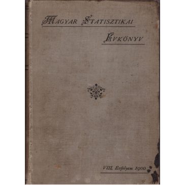 Magyar Statisztikai Évkönyv 1900