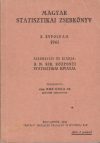 Magyar statisztikai zsebkönyv X. évfolyam 1941