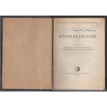 Műemlékjegyzék
