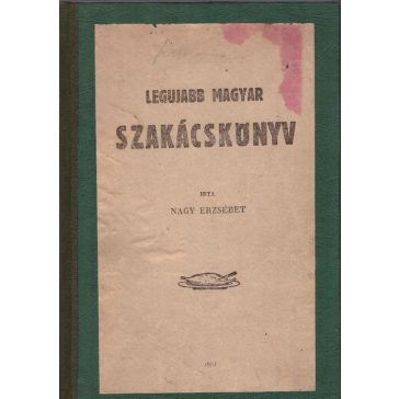 Legujabb magyar szakácskönyv