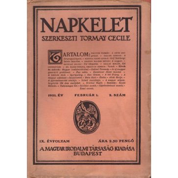 Napkelet 1931. év Február 1. 2. szám