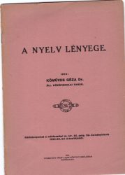 A nyelv lényege