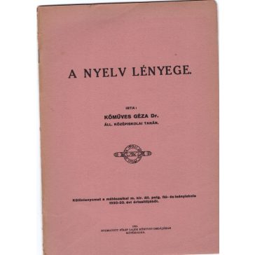 A nyelv lényege
