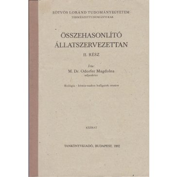 Összehasonlító állatszervezettan I-III.