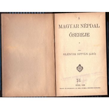 A magyar népdal ősereje