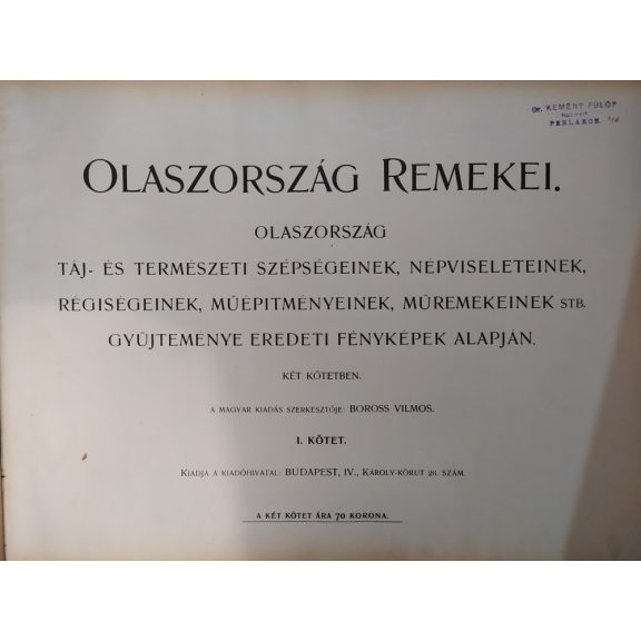 Olaszország remekei I-II.