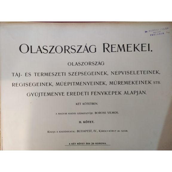 Olaszország remekei I-II.