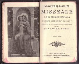 Magyar-latin Misszále az év minden napjára a római misekönyv szerint