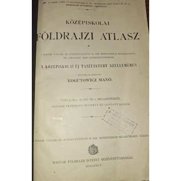 Középiskolai Fölrajzi Atlasz