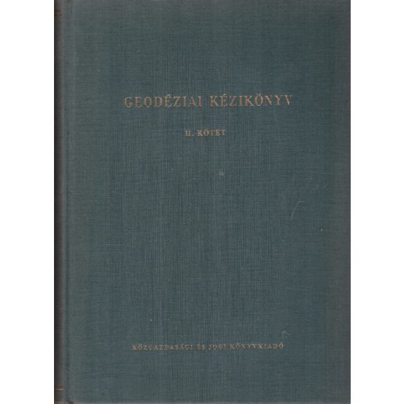 Geodéziai kézikönyv I-II. kötet
