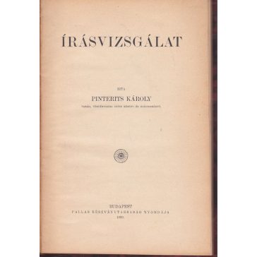 Írásvizsgálat