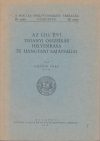   Az 1211. évi tihanyi összeírás helyesírása és hangtani sajátságai