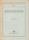   Angol-magyar és magyar-angol szótárak hazánkban 1945 előtt
