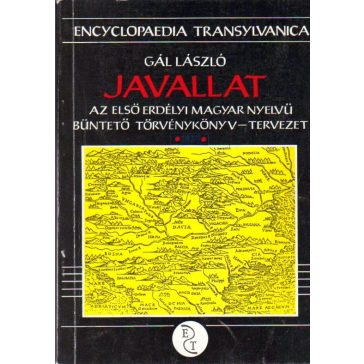   Javallat : az első erdélyi magyar nyelvű büntető törvénykönyv-tervezet, 1839