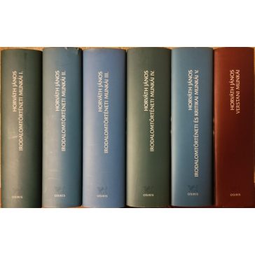   Horváth János irodalomtörténeti munkái I-V. + Verstani munkái