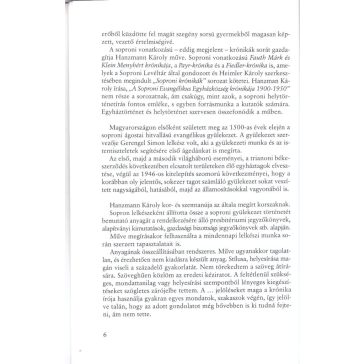   Helyzetrajz és adalékok a soproni ágostai hitvallású evangélikus egyházközség 1900-1950. évi történetéhez