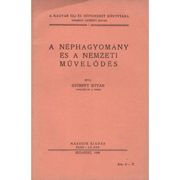A néphagyomány és a nemzeti művelődés