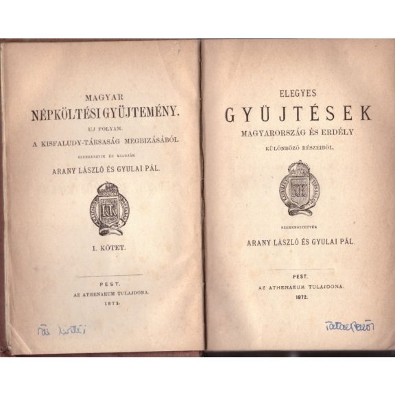 Magyar népköltési gyűjtemény I-III.