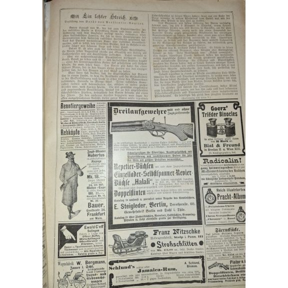 St. Hubertus Zeitschrift für Jagd Fischerei und Naturkunst