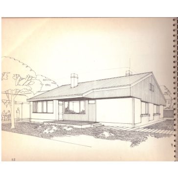 Korszerű falusi lakóházak tervei