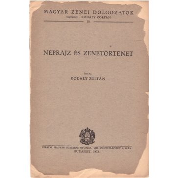 Néprajz és zenetörténet