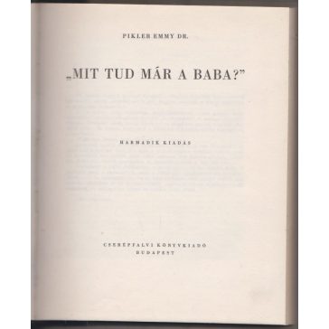 "Mit tud már a  baba?"