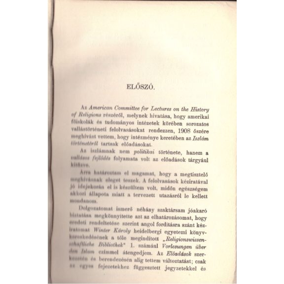 Előadások az Iszlámról