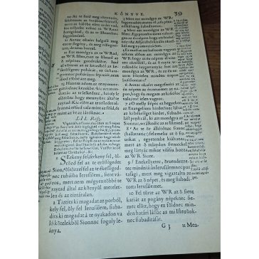 Károli Gáspár Vizsolyi Bibliája