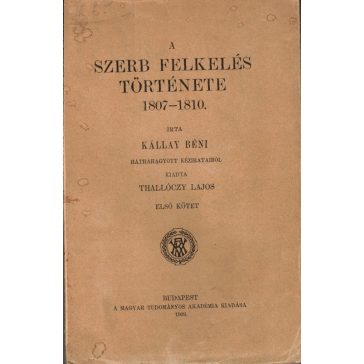 A szerb felkelés története I-II (1807-1810)