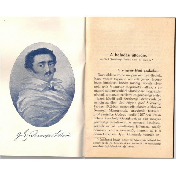 Gróf Széchenyi István élete és eszméi