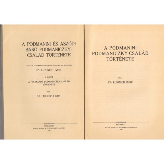 A Podmanini Podmaniczky-család története