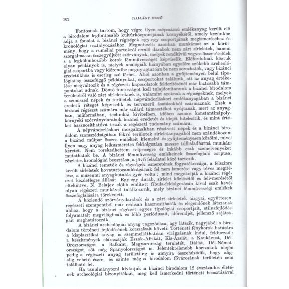 A bizánci fémművesség emlékei (I-II)