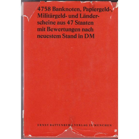 Papiergeld Katalog 