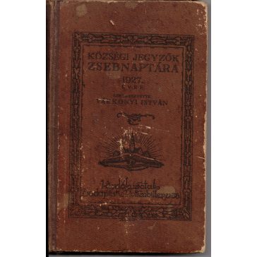 Községi Jegyzők zsebnaptára az 1927. évre
