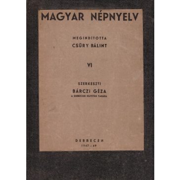 Magyar népnyelv : 6.