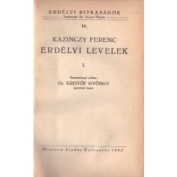 Erdélyi levelek I-II.